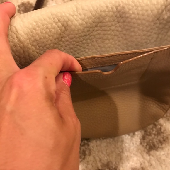 Cole Haan leather crossbody bag purse. Brown tan - Picture 8 of 13